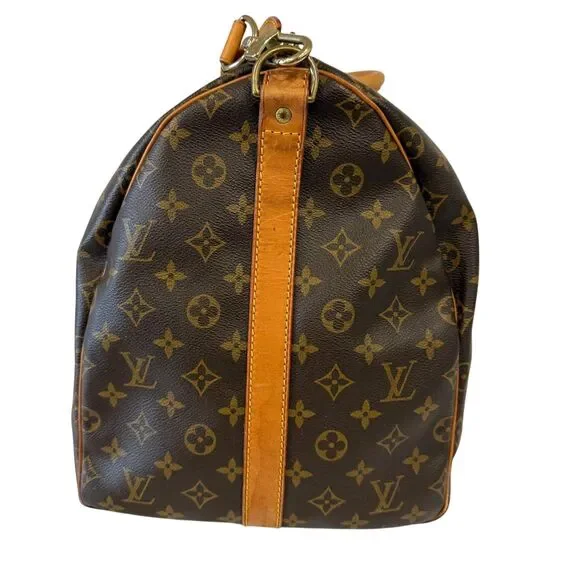 Louis Vuitton Monogram Keepall Bandouliere 55 With Strap COA Included - Picture 5 of 14